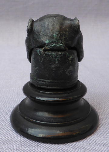 Unusual Victorian pug dog thimble holder