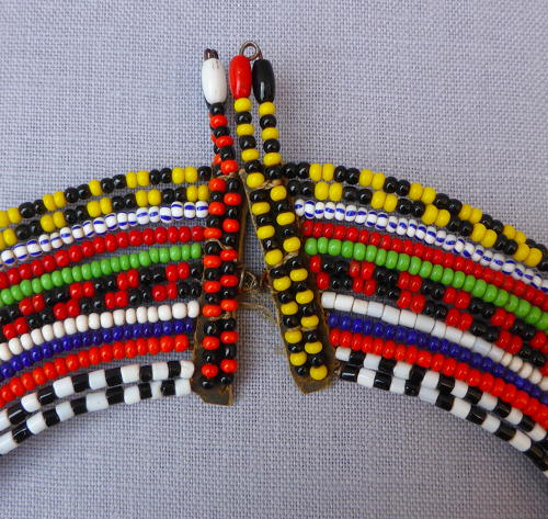 Tanzanian Maasai beaded collar