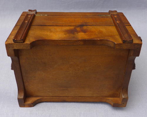 Early 20th century Black Forest carved jewellery box
