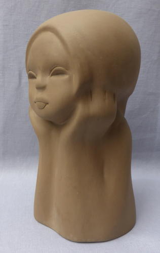 1960s Russian Tekt sculptural ceramic bust