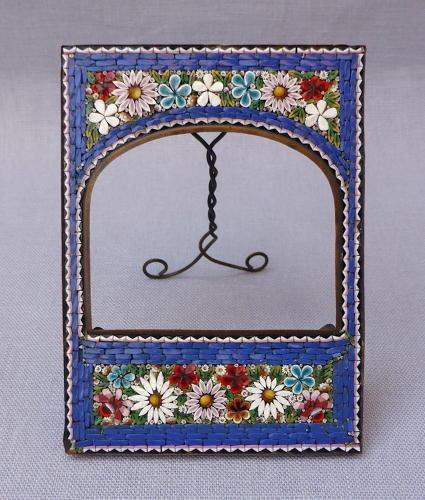 Late 19th century Italian micro mosaic frame