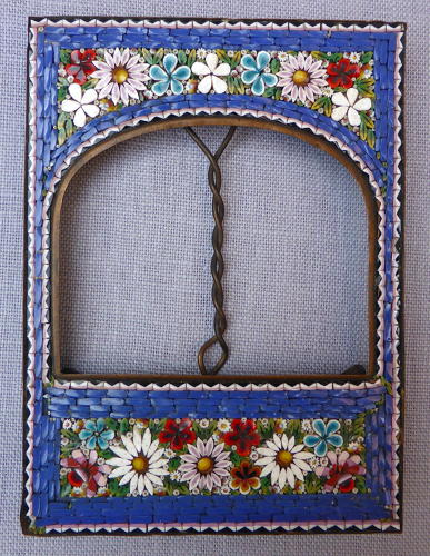 Late 19th century Italian micro mosaic frame