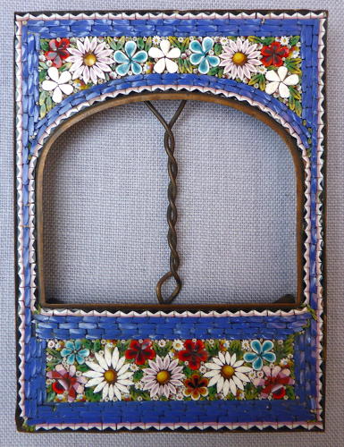 Late 19th century Italian micro mosaic frame