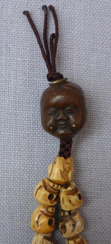 Tibetan Buddhist skull shaped Mala meditation beads