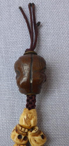 Tibetan Buddhist skull shaped Mala meditation beads