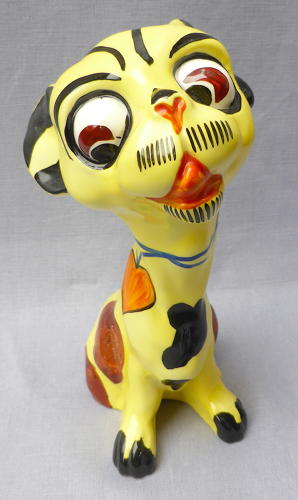 Rare 1930s Art Deco Ditmar Urbach dog figure