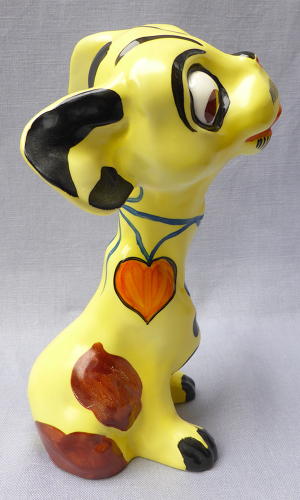 Rare 1930s Art Deco Ditmar Urbach dog figure