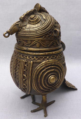 Indian brass Dhokra owl