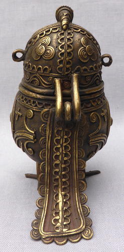 Indian brass Dhokra owl