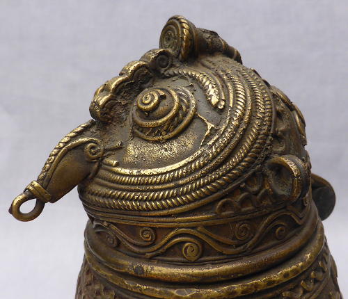 Indian brass Dhokra owl