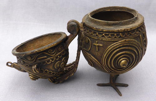 Indian brass Dhokra owl