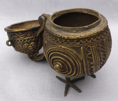 Indian brass Dhokra owl