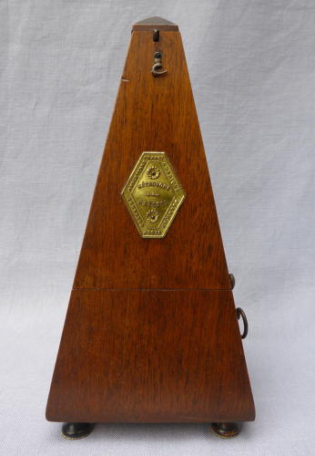 Early 20th century mahogany Maelzel metronome