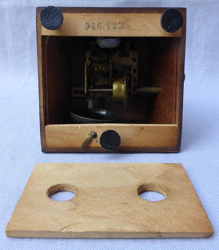 Early 20th century mahogany Maelzel metronome