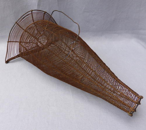 Early 20th century wire basket eel trap
