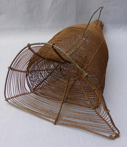 Early 20th century wire basket eel trap