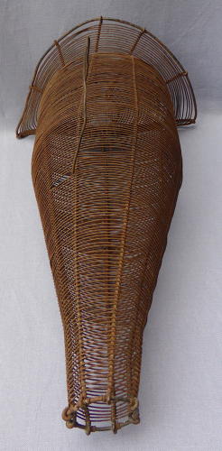 Early 20th century wire basket eel trap