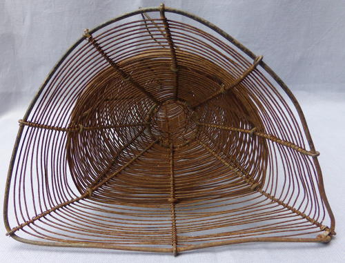 Early 20th century wire basket eel trap