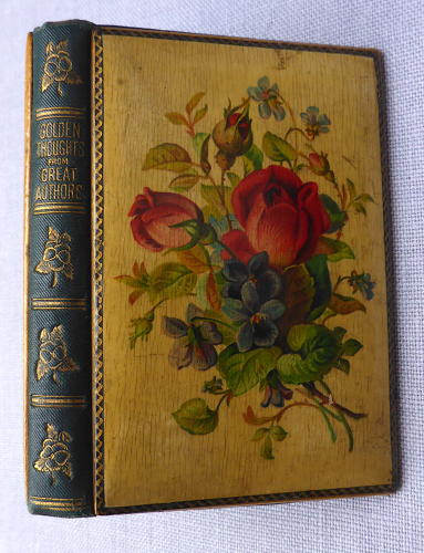 Late 19th century Mauchline ware book by Alice Crowther