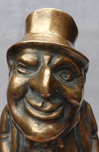 19th century bronze figure of a Jewish banker
