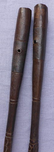 Two 19th century Zulu Assegai spear heads