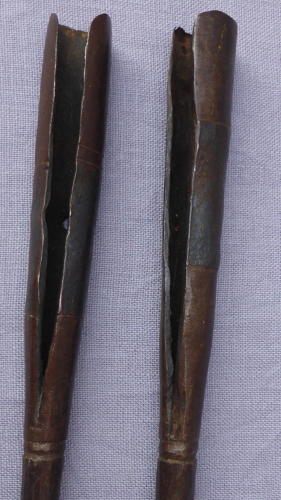 Two 19th century Zulu Assegai spear heads