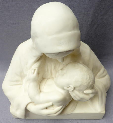 Sculpture of the Virgin & Child by Maria Caullet Nantard
