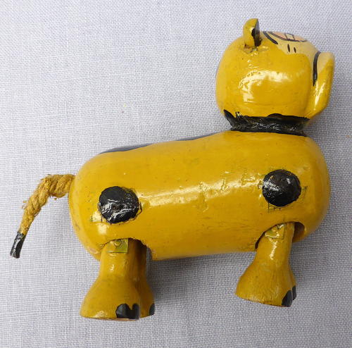 1920s Bonzo ramp walker toy dog