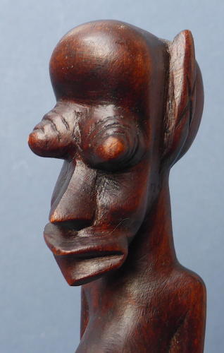 Mid 20th Century African Congolese Carved Tribal Figure