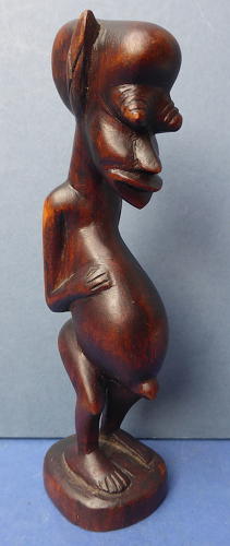 Mid 20th Century African Congolese Carved Tribal Figure