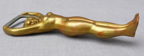 Art Deco female nude Herbert bottle opener