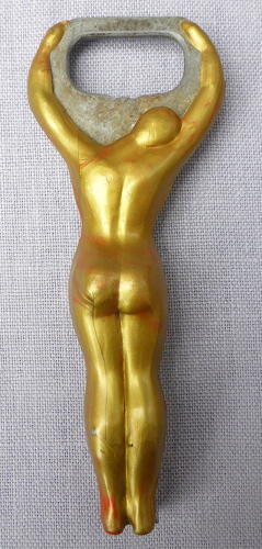 Art Deco female nude Herbert bottle opener