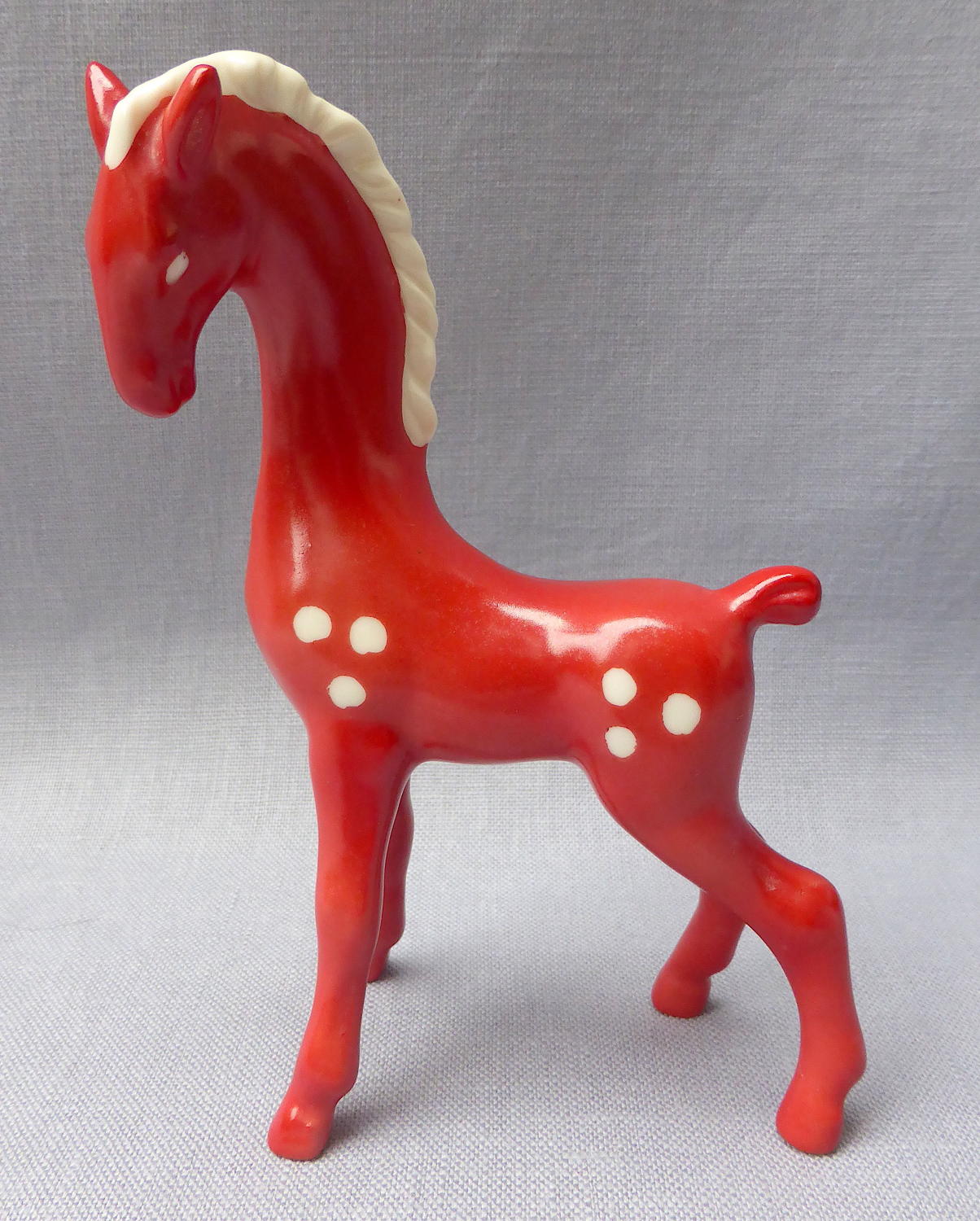 Rare 1950s Goebel red horse figurine