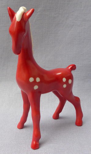 Rare 1950s Goebel red horse figurine