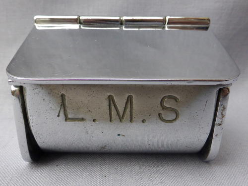 1940s London Midland Scottish Railway carriage ashtray