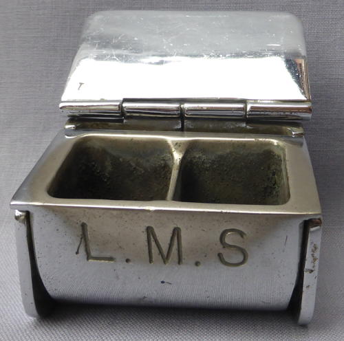 1940s London Midland Scottish Railway carriage ashtray