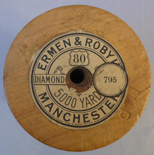 Very large 19thC Ermen & Roby cotton reel