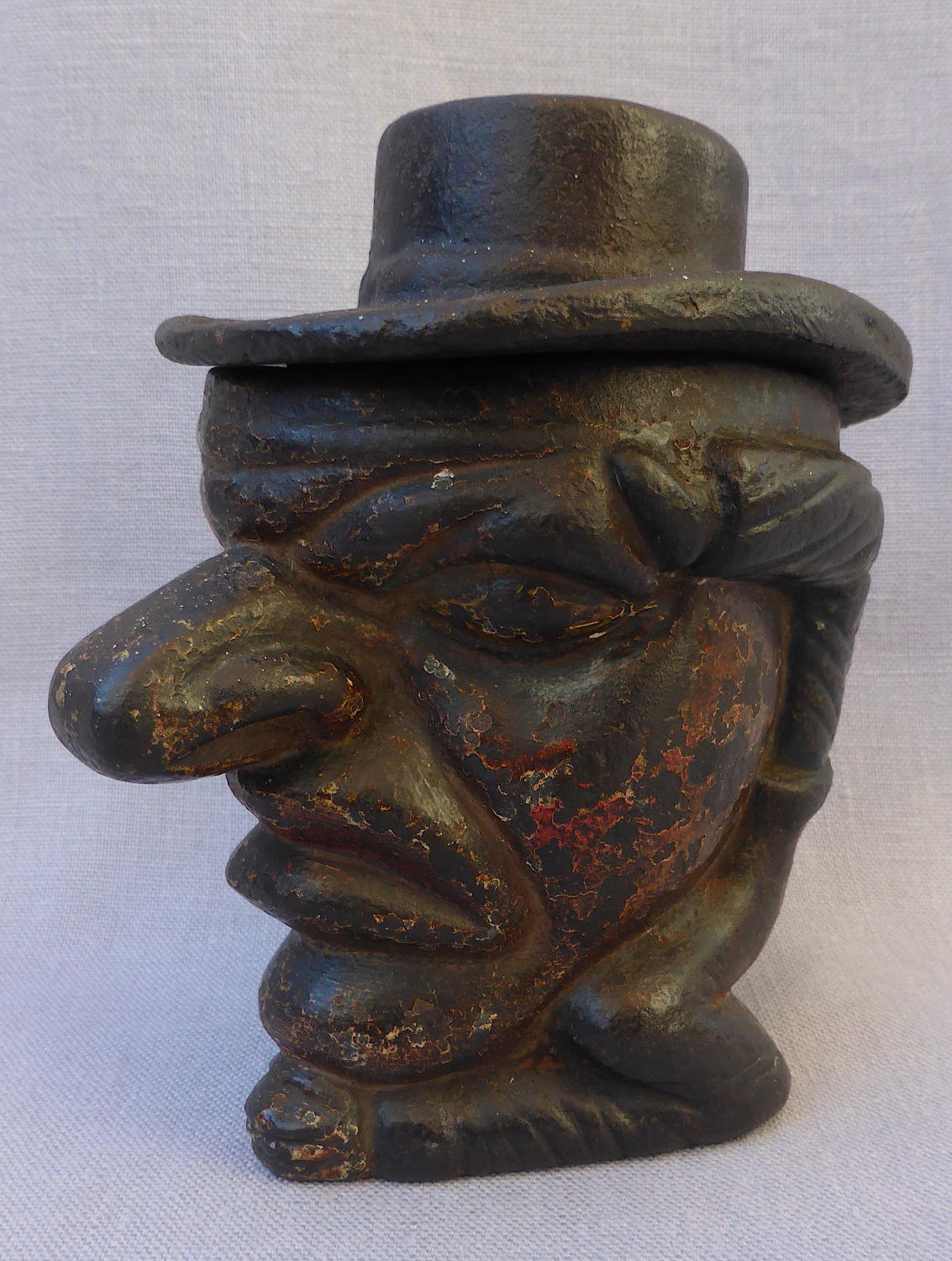 Grotesque sailor contortionist tobacco jar 19thC