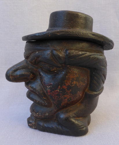 Grotesque sailor contortionist tobacco jar 19thC