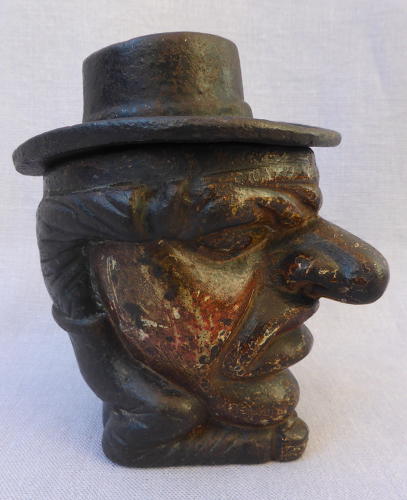 Grotesque sailor contortionist tobacco jar 19thC