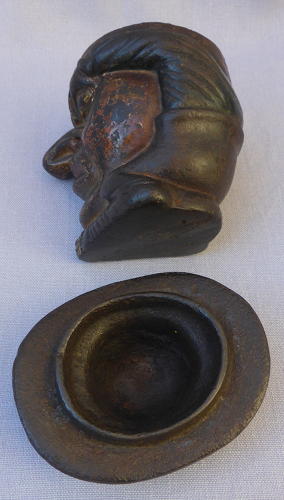 Grotesque sailor contortionist tobacco jar 19thC