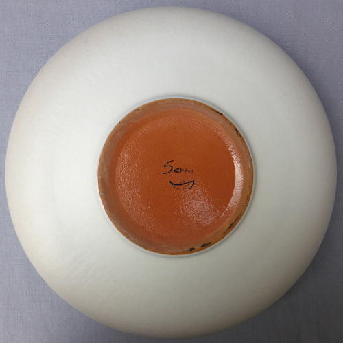 Spanish art pottery bowl by Jordi Serra Moragas