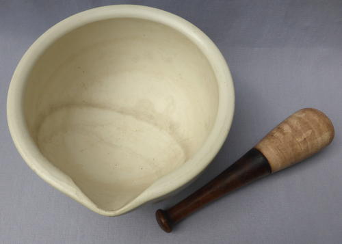 Huge pharmacy mortar & pestle late 19th century