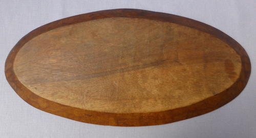 Traditional carved French bread platter