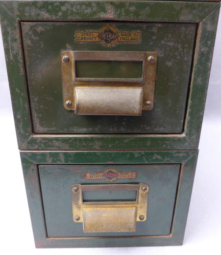 Set of 3 Criterion Industrial Steel Filing Drawers
