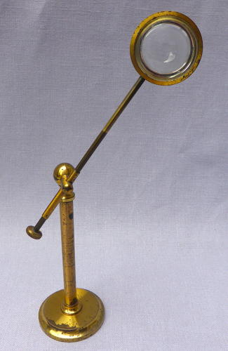 19thC bullseye bench condenser lens