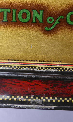 Flor de Belar Cigars Tin Shop Advertising Sign