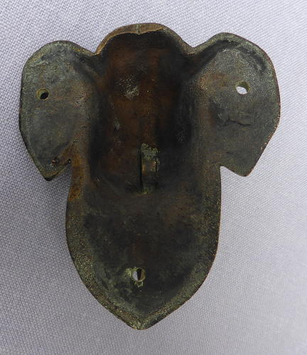 Small Brass Elephant Door Knocker