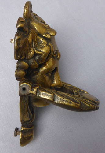 Early 20th Century Brass Athena Door Knocker