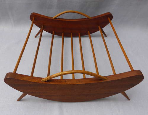 Mid 20th Century Danish Teak Fruit Basket